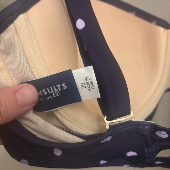 Swimsuits For All Polka Dot Bikini Top – Size 20 – Excellent Condition! - Picture 4 of 5